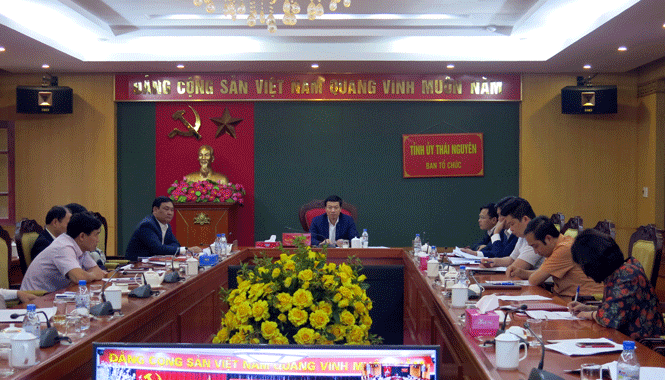 Tập trung tham mưu công tác chuẩn bị đại hội đảng bộ các cấp