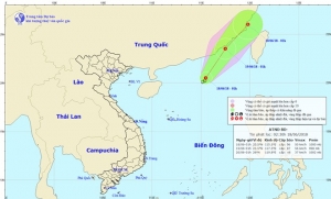 Áp thấp nhiệt đới gây biển động mạnh, Bắc Bộ vẫn có mưa dông rải rác