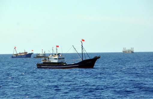 Hàng trăm tàu cá Trung Quốc không có ngư cụ xâm phạm ngư trường Việt Nam