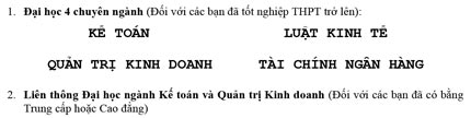 Viện Đại học Mở Hà Nội tuyển sinh hệ đào tạo từ xa