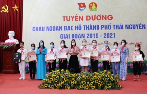 T.P Thái Nguyên: Tuyên dương 102 cháu ngoan Bác Hồ 