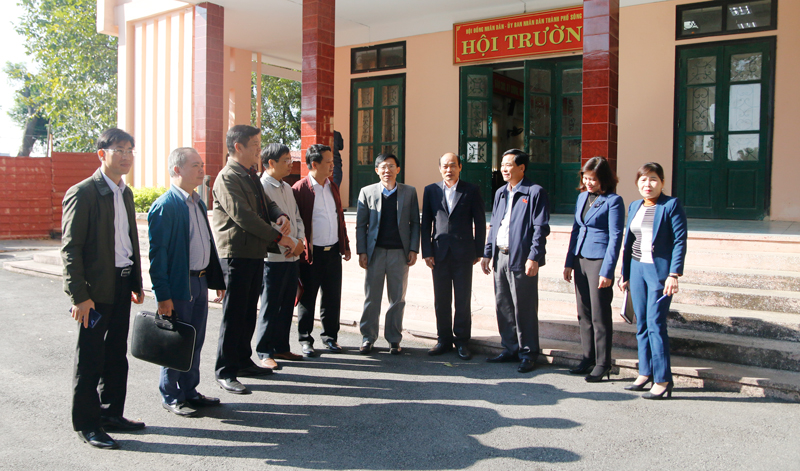 Đại biểu Quốc hội tỉnh tiếp xúc cử tri tại T.P Sông Công và huyện Đồng Hỷ