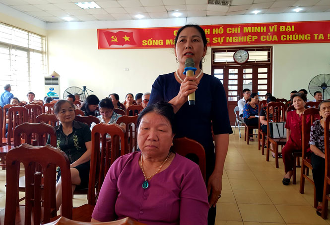 Tiếp xúc cử tri trước kỳ họp HĐND tỉnh