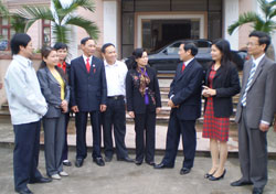  Đoàn kiểm tra của Thường trực Trung ương MTTQ  làm việc tại Thái Nguyên