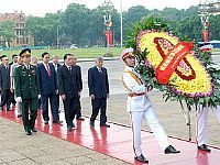 Lãnh đạo Đảng, Nhà nước viếng Chủ tịch Hồ Chí Minh