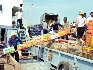 Tuyến đường ra đảo Phú Quý đã hoạt động trở lại