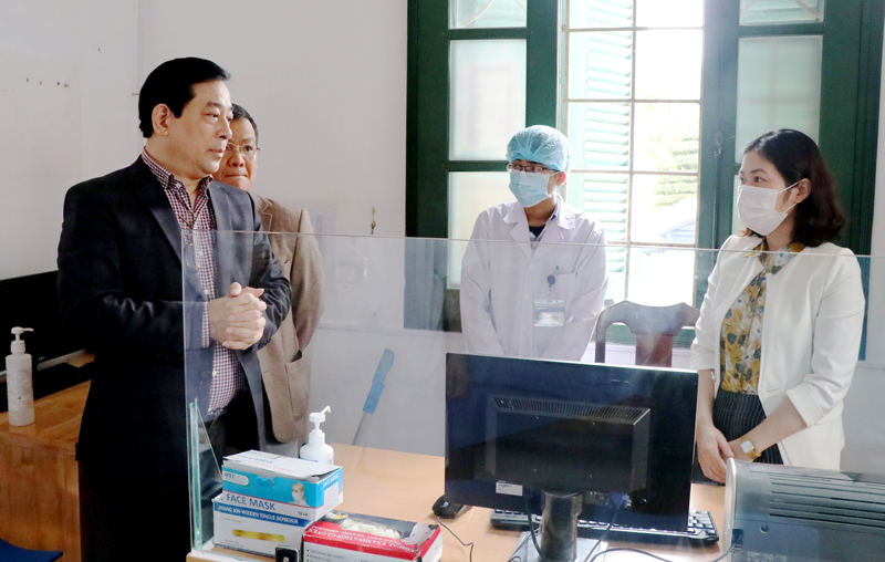 Kiểm tra công tác phòng, chống dịch COVID-19 tại Thái Nguyên