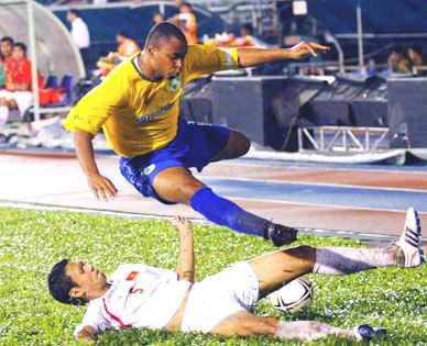 U22 Việt Nam thua trắng đội Cựu cầu thủ Brazil