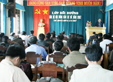 Trường Chính trị tỉnh tổ chức lớp bồi dưỡng cán bộ hội nông dân cơ sở