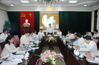 Kiểm tra, đôn đốc việc thực hiện Nghị quyết 30 của Chính phủ tại Thái Nguyên