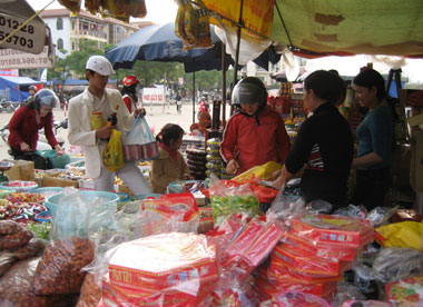 Thị trường những ngày gần Tết vẫn còn yên ắng