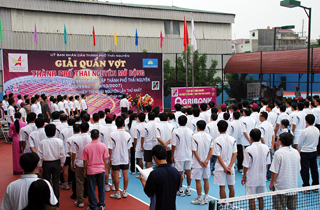 Khai mạc giải quần vợt mở rộng tranh Cúp doanh nghiệp 2007