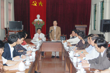 Đoàn Đại biểu Quốc hội và HĐND tỉnh làm việc với Đài PT – TH tỉnh  