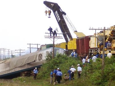 Tàu hàng đổ do húc trâu