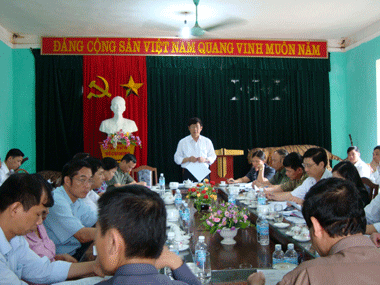 Giám sát việc thực hiện chính sách pháp luật ở Võ Nhai