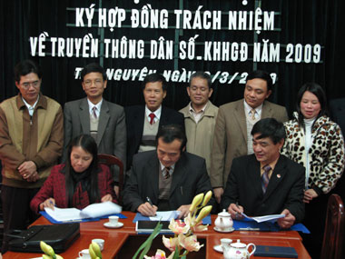 Thái Nguyên: Phối hợp tuyên truyền về công tác dân số
