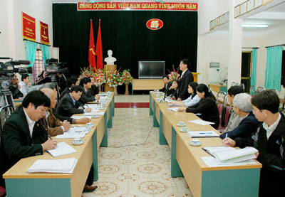 Báo Thái Nguyên làm việc với Tập đoàn Điện lực Việt Nam