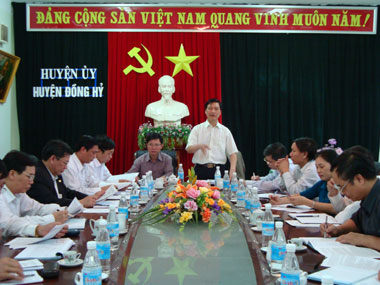 Đồng Hỷ cần đẩy nhanh tiến độ giải ngân vốn xây dựng cơ bản