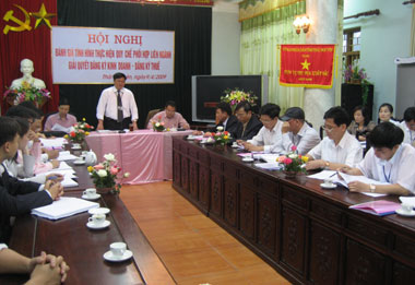 Cục Thuế tỉnh: Đánh giá việc thực hiện quy chế phối hợp liên ngành